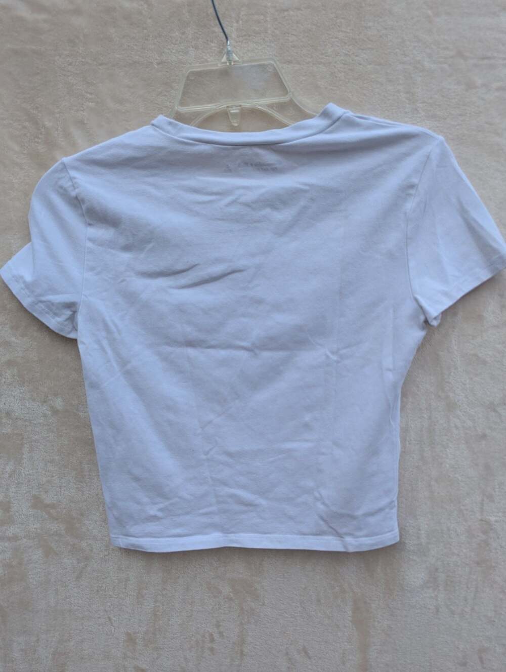 Abercrombie & Fitch Soft A&F Essentials Baby Tee in White - Picture 3 of 3